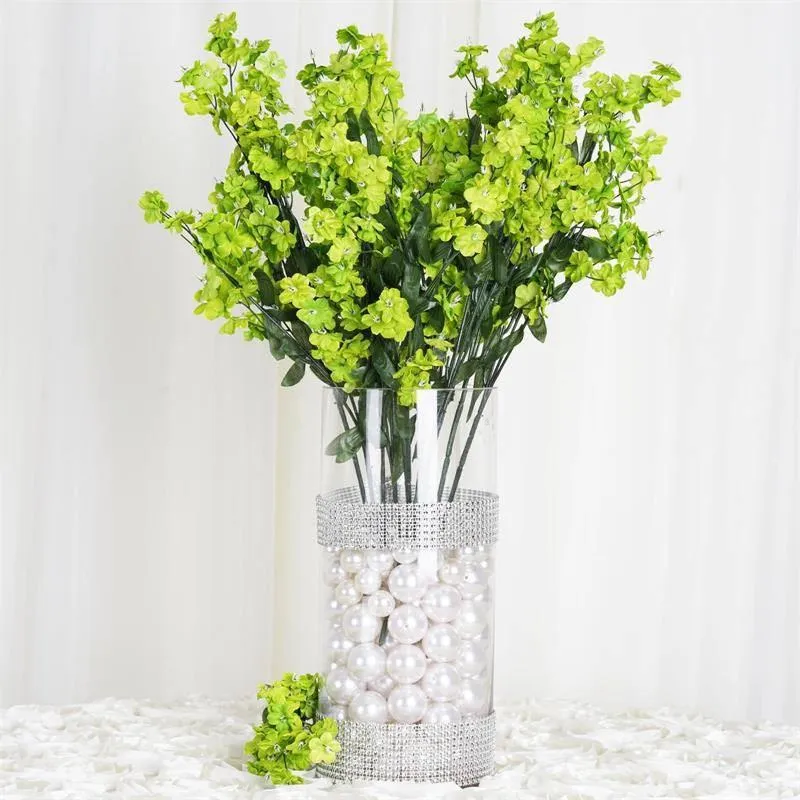 Baby Breath Bush Artificial Silk Flowers - Lime