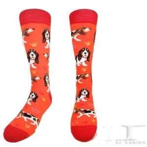 Basset Hound Socks Unisex Crew Sock