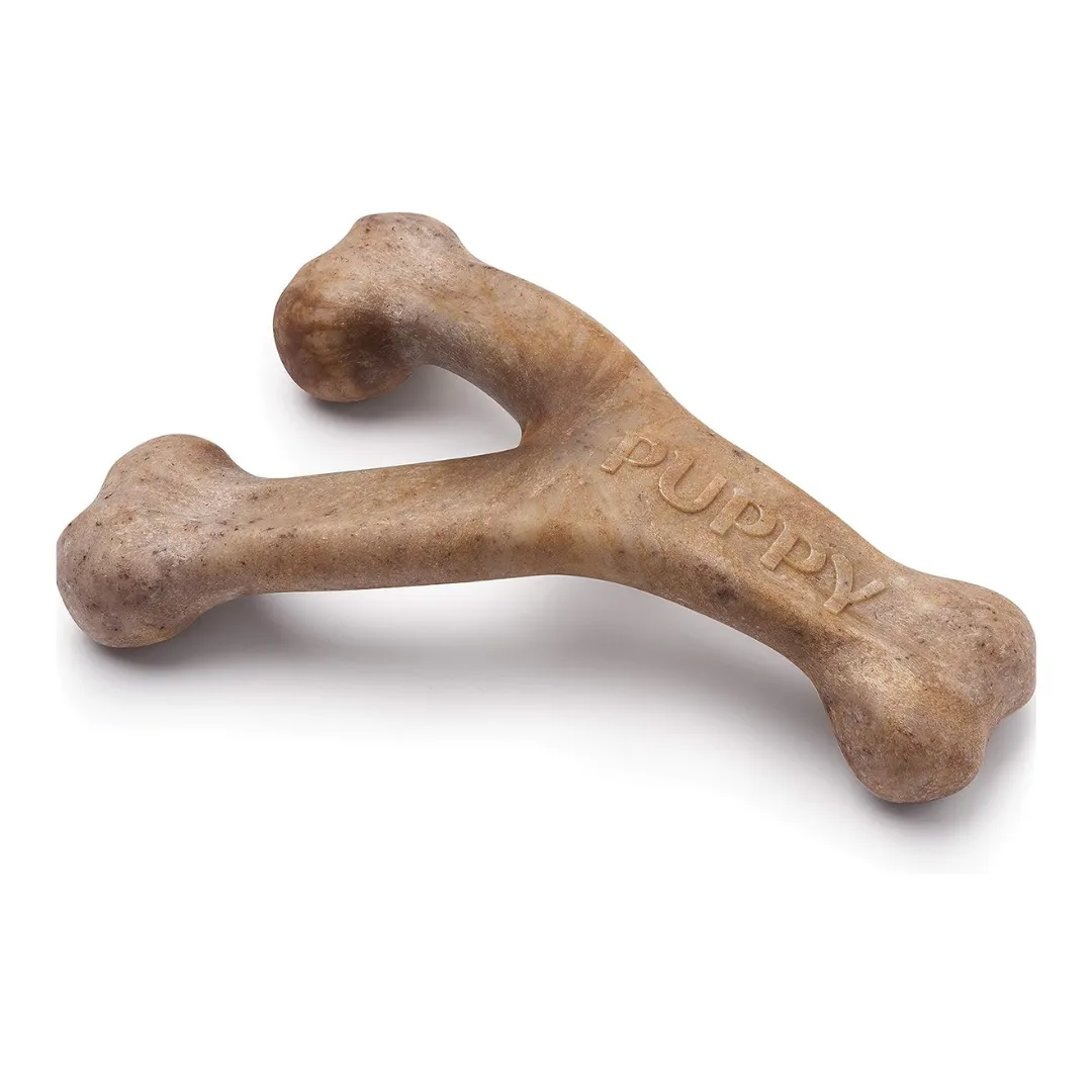 Benebone Wishbone Bacon Flavor Puppy  Chew Toy