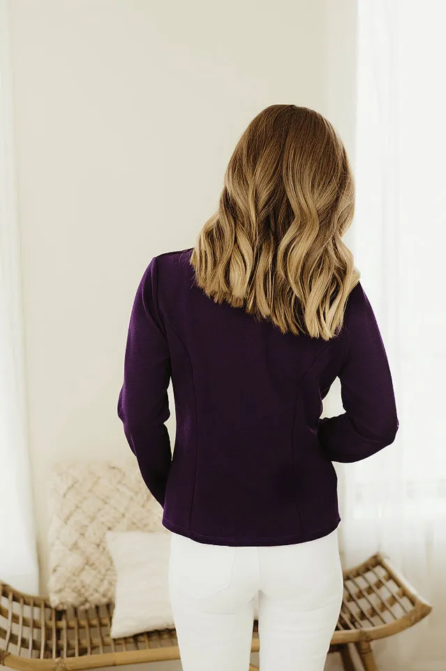 Casual Solid Blazer