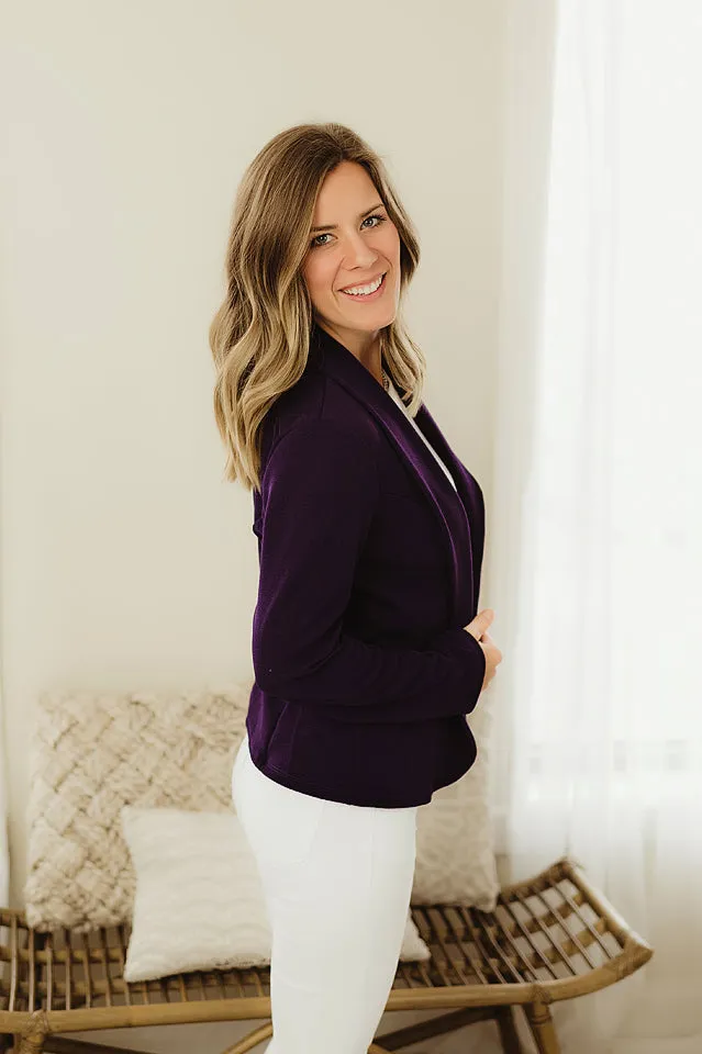 Casual Solid Blazer