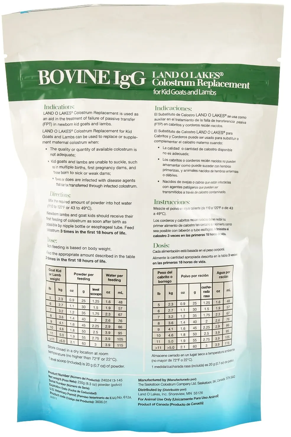 Colostrum Replacement for Kids, Goats, & Lambs