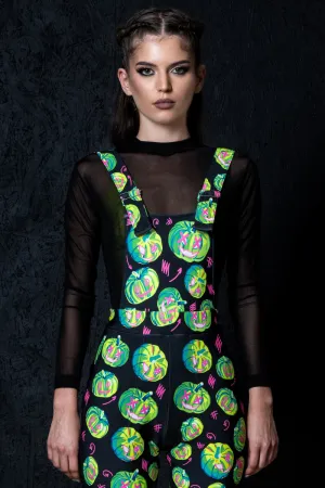 Electric Pumpkin Overalls