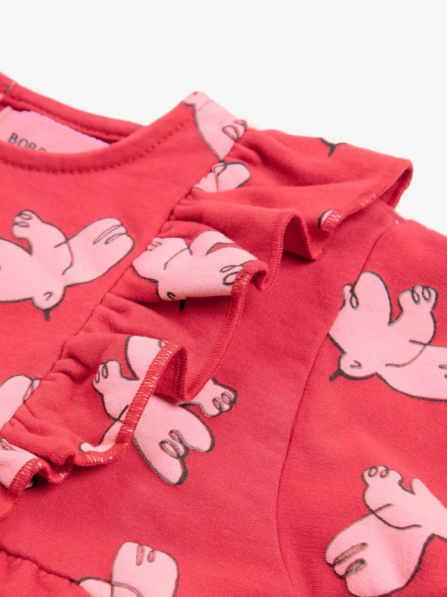 Freedom Bird all over ruffle dress