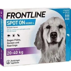 FRONTLINE Spot on H 40 solution for dogs 6 pc