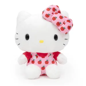 Hello Kitty Classic Apple Pink Overalls 8" Plush