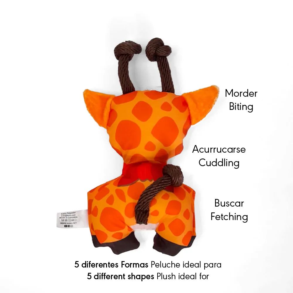 Kanu Pet Plush Giraffe Dog Toy