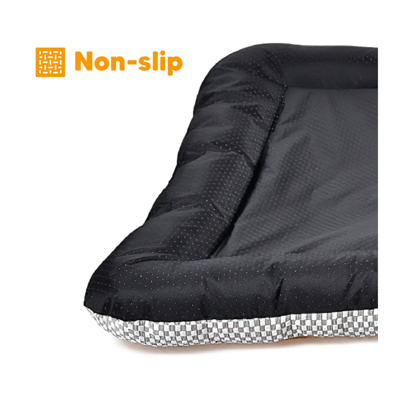 Kanu Pet Rectangular Brown Dog & Cat Bed