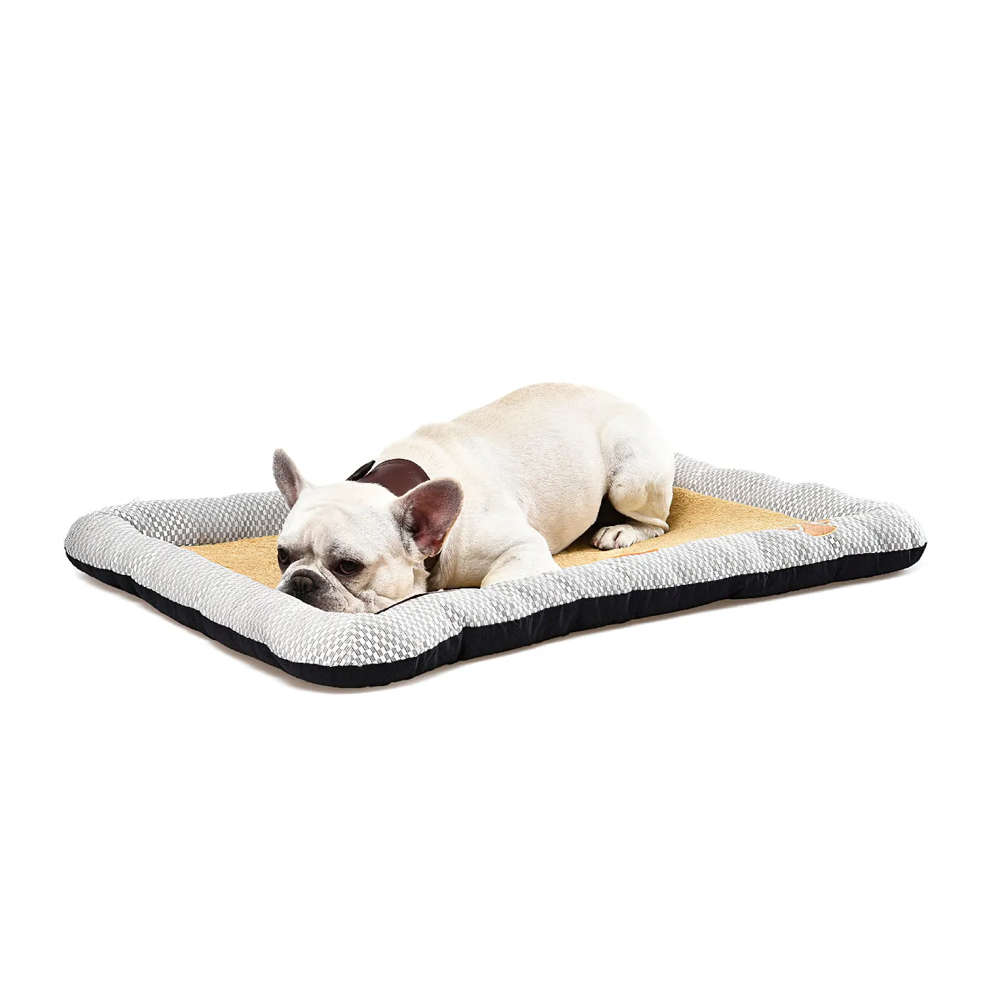 Kanu Pet Rectangular Brown Dog & Cat Bed