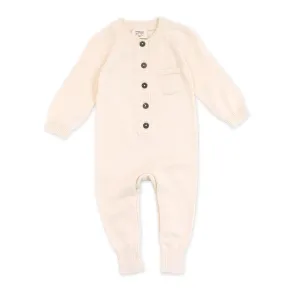 Knit Button Down Coveralls