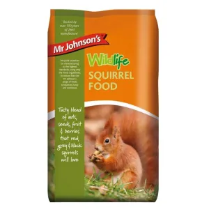 Mr Johnson's Wildlife Squirrel Food 900g | A Blend of Tasty Ingredients That Is Sure To Impress