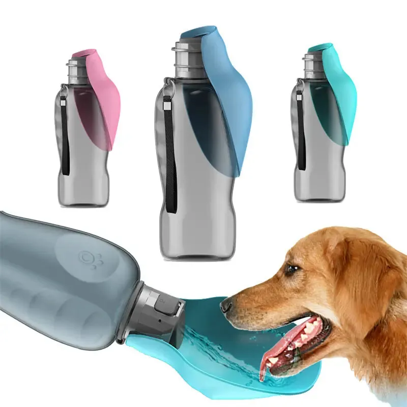 Portable 800ml Dogs Water Bottle