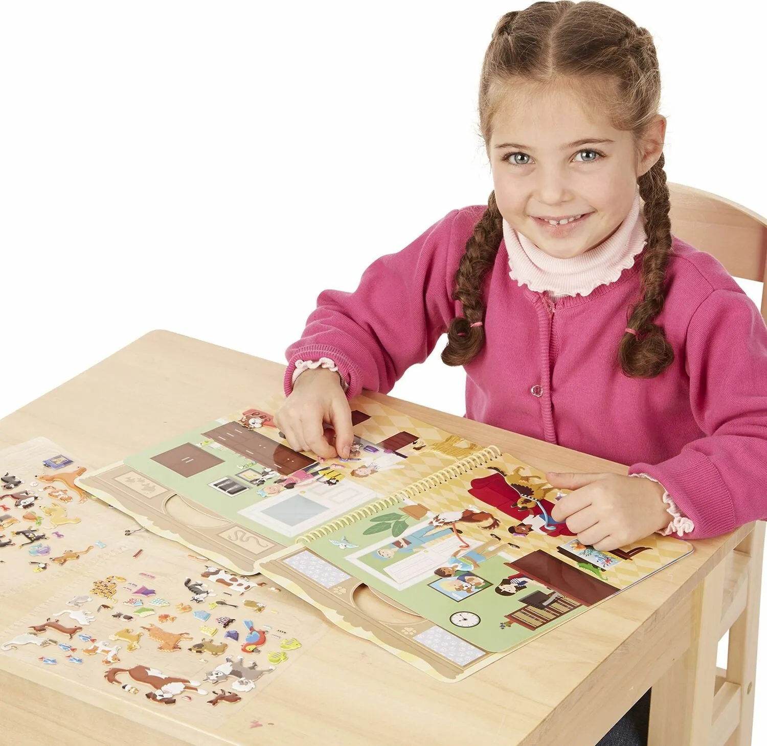 Puffy Sticker Pet Place Deluxe Play Set