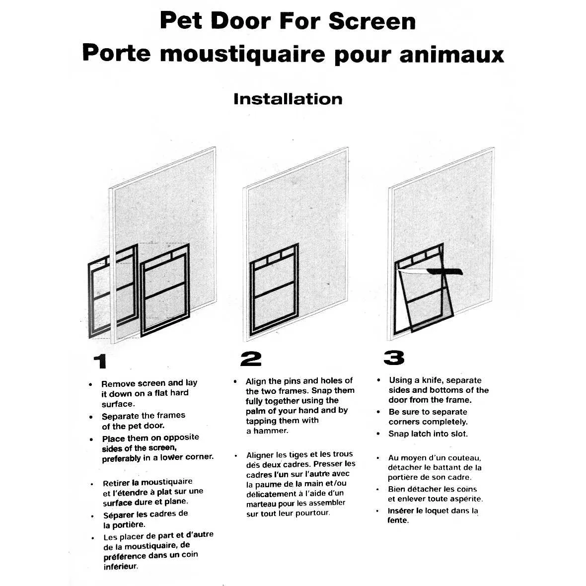RCR Easy Screen Pet Door (while supplies last)