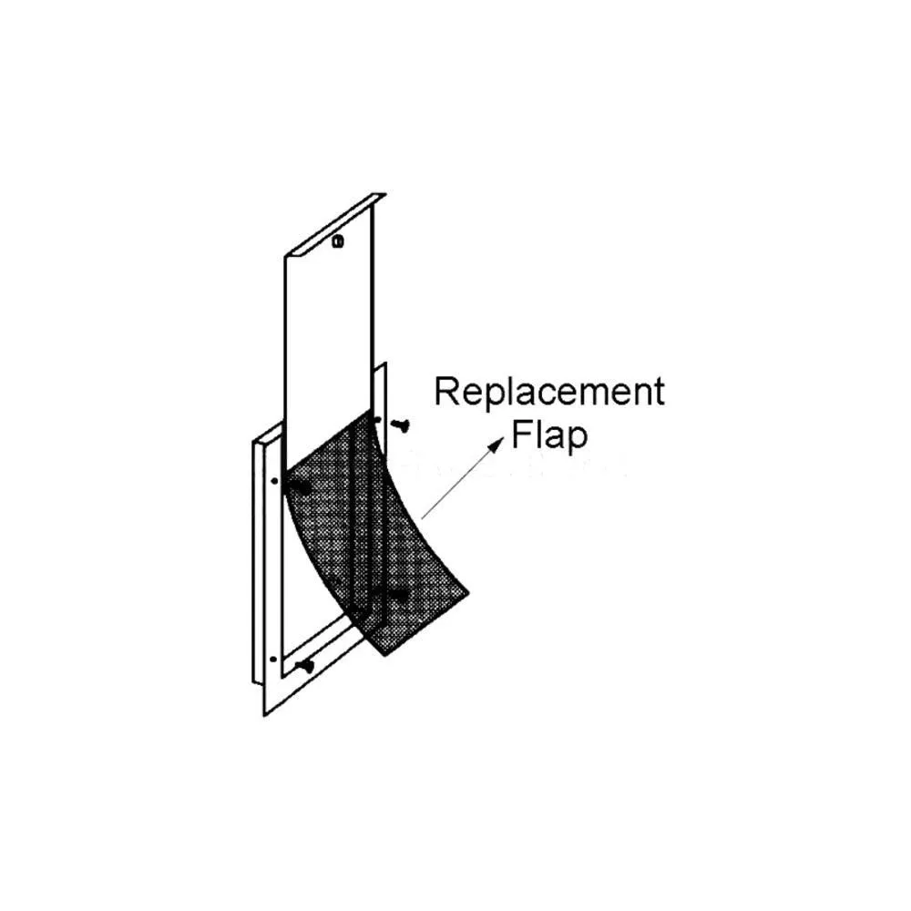 Replacement Flaps for Deluxe Series Pet Door For Cats Up To 15 lb.s and Small Dogs Up To 7 lbs.
