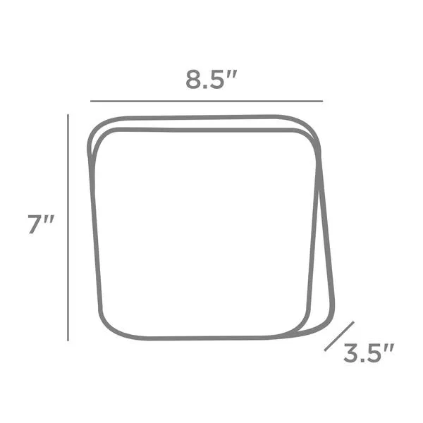 Stasher Reusable Silicone Stand-Up Mid Bag