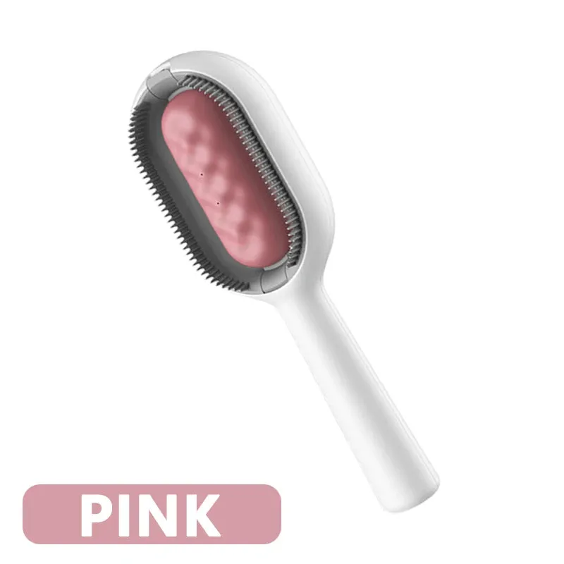 TEEK 3-in-1 Cat Hair Remover Brush - Ultimate Pet Grooming Tool for Effortless Fur Cleanup and Gentle Brushing