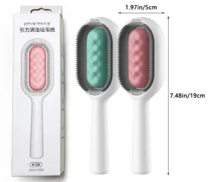 TEEK 3-in-1 Cat Hair Remover Brush - Ultimate Pet Grooming Tool for Effortless Fur Cleanup and Gentle Brushing