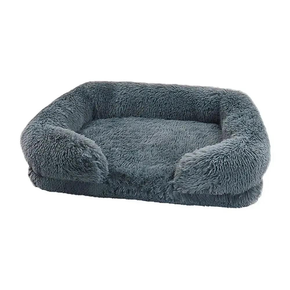 TEEK - Cozy Plush Dog Sofa Bed With Removable Cover