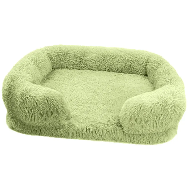 TEEK - Cozy Plush Dog Sofa Bed With Removable Cover