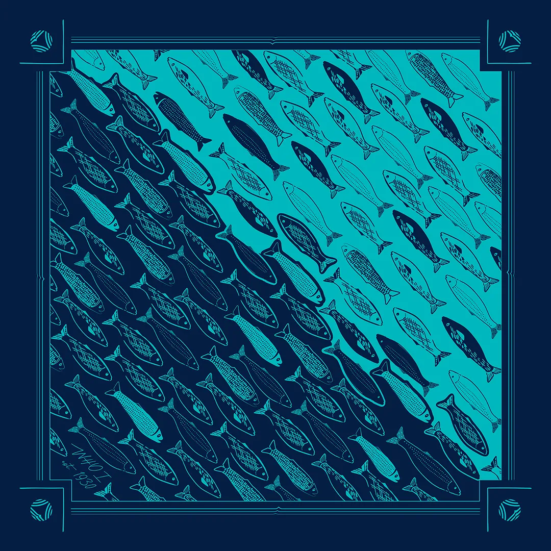 WHOI Fish Bandana